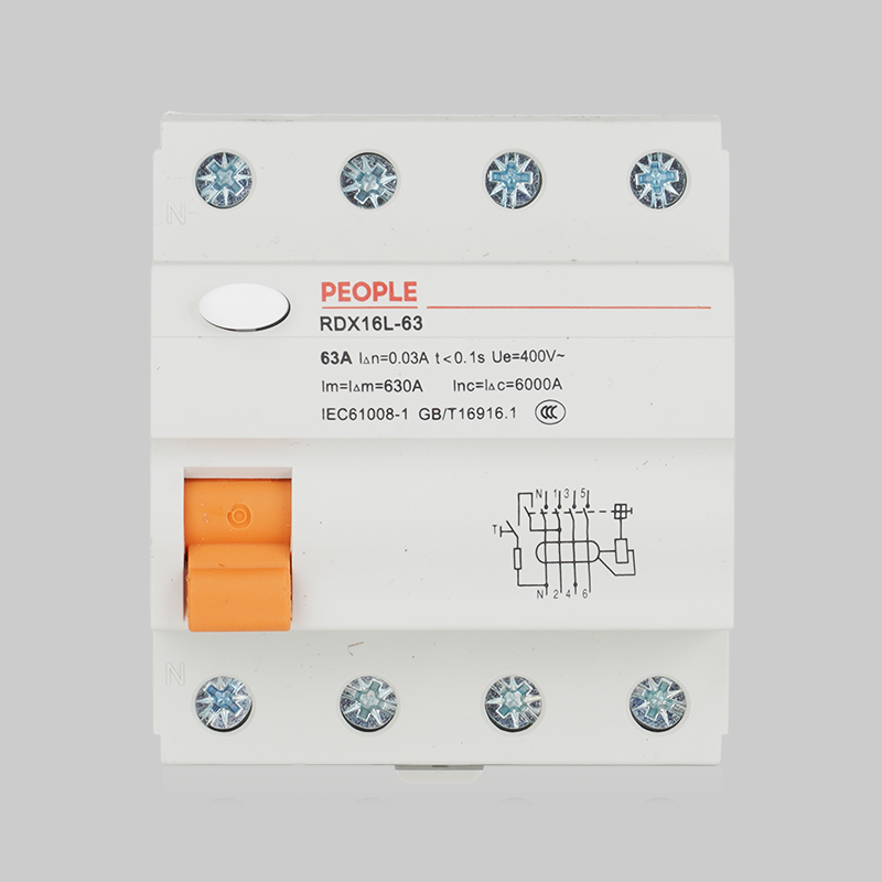 人民電器，人民電器集團(tuán)，人民電器集團(tuán)有限公司，中國人民電器，RDX16L-63系列剩余電流動作斷路器 (電磁式)