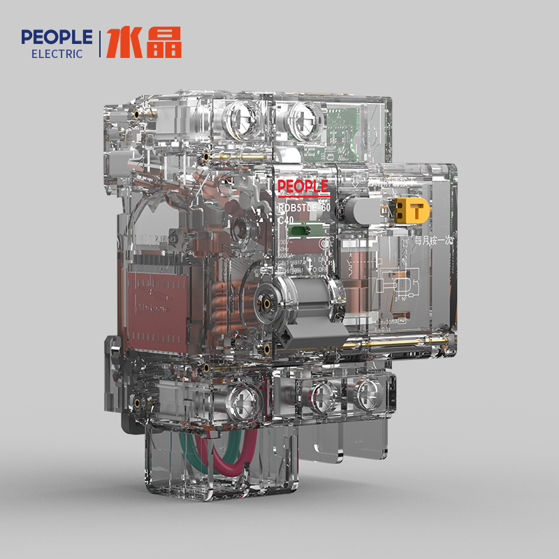 人民電器RDB5TLE-60系列剩余電流動(dòng)作斷路器(透明殼) 