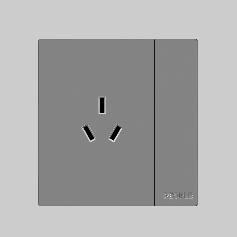 人民電器一聯(lián)開關帶三插16A插座(R86H6) 