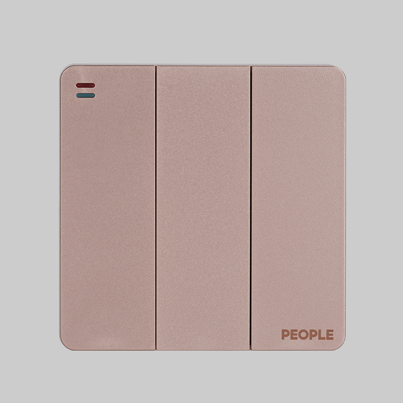 人民電器，人民電器集團(tuán)，人民電器集團(tuán)有限公司，中國人民電器，三聯(lián)433無線開關(guān)(RZ-B86)