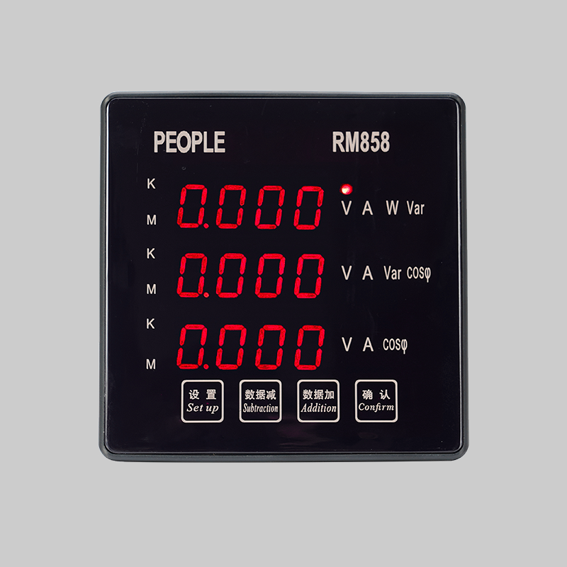 人民電器，人民電器集團(tuán)，人民電器集團(tuán)有限公司，中國人民電器，RD858E/RM858E-□S3多功能數(shù)顯表(LED顯示)