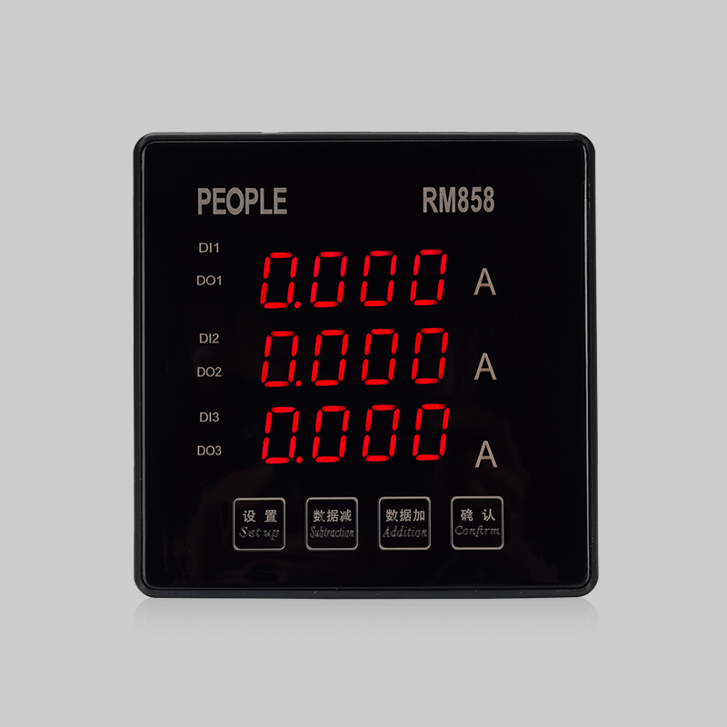 人民電器，人民電器集團(tuán)，人民電器集團(tuán)有限公司，中國人民電器，RM858I/U-□系列三相數(shù)顯電流、電壓表