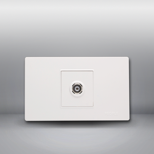 人民電器，人民電器集團，人民電器集團有限公司，中國人民電器，一聯(lián)電視插座(R118H)