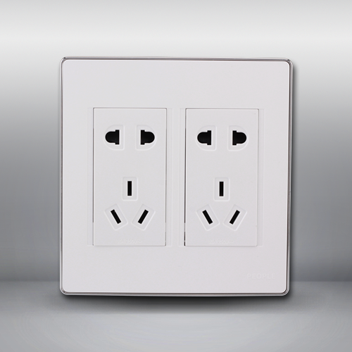 人民電器，人民電器集團(tuán)，人民電器集團(tuán)有限公司，中國(guó)人民電器，雙排十孔插座(R120WF)