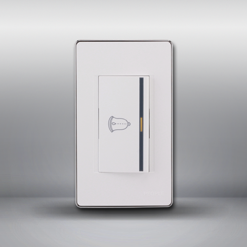 人民電器，人民電器集團(tuán)，人民電器集團(tuán)有限公司，中國(guó)人民電器，大板門鈴開(kāi)關(guān)(R120WF)