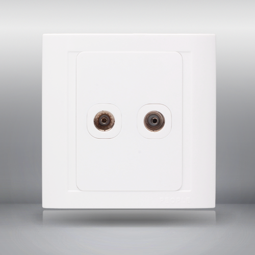 人民電器，人民電器集團(tuán)，人民電器集團(tuán)有限公司，中國(guó)人民電器，二聯(lián)電視插座(R86C)