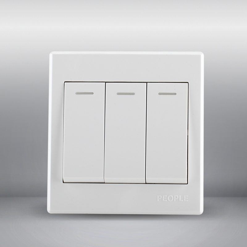 人民電器，人民電器集團，人民電器集團有限公司，中國人民電器，三聯(lián)開關(guān)(R86D)