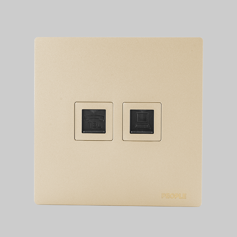 人民電器，人民電器集團，人民電器集團有限公司，中國人民電器，電話電腦插座(R86H5)