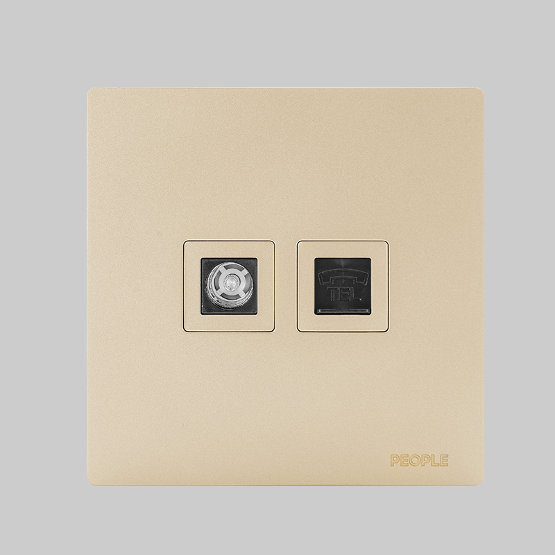 人民電器，人民電器集團，人民電器集團有限公司，中國人民電器，電視電話插座(R86H5)